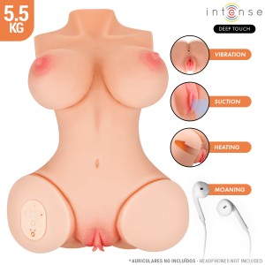 INTENSE DEEP TOUCH - VERO TORSO VAGINA AVEC EFFETS DE SUCCION, DE CHALEUR, DE VIBRATION ET DE VOIX L 5,5 KG